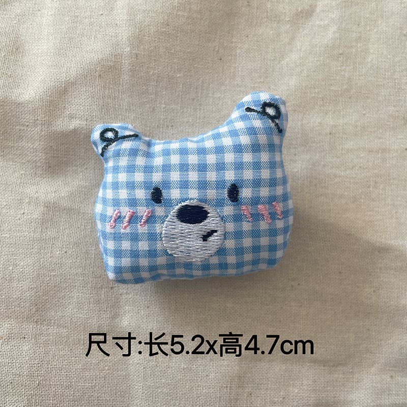 Cartoon cloth, brooch, decorative accessory, socks, with little bears, DIY 5