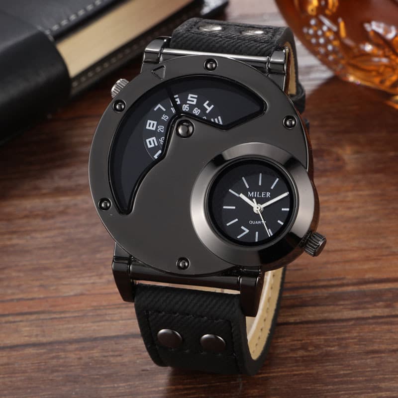 (Cross-border trading), denim travel retro watch strap, men's watch