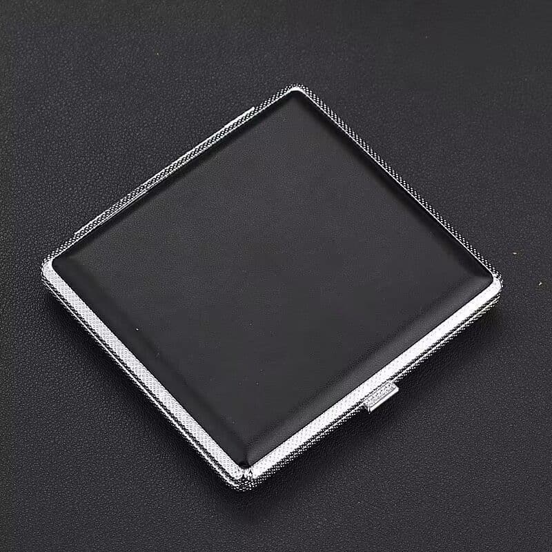 Ultra thin handheld high-end creative cigarette case, metallic color 4