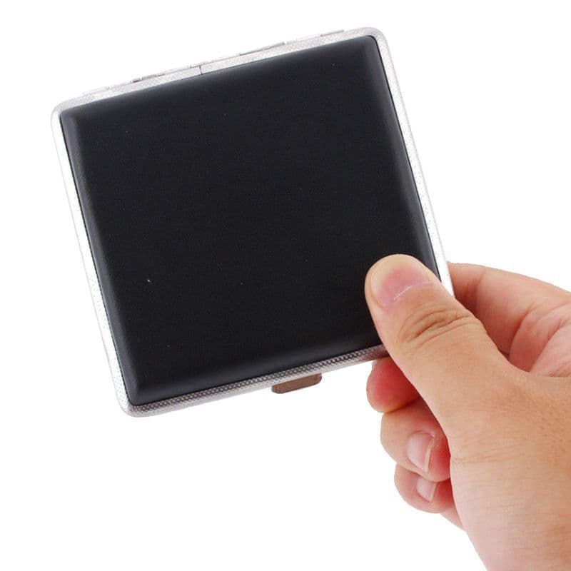 Ultra thin handheld high-end creative cigarette case, metallic color 5