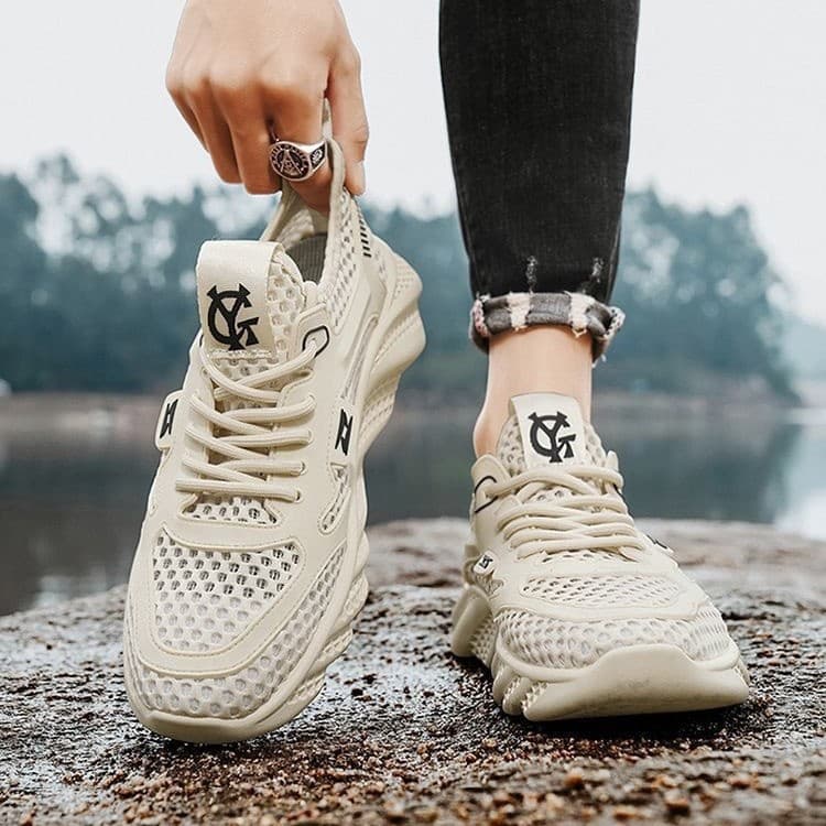 (Wholesale), thin mesh sneakers, comfortable breathable casual footwear, soft sole 4