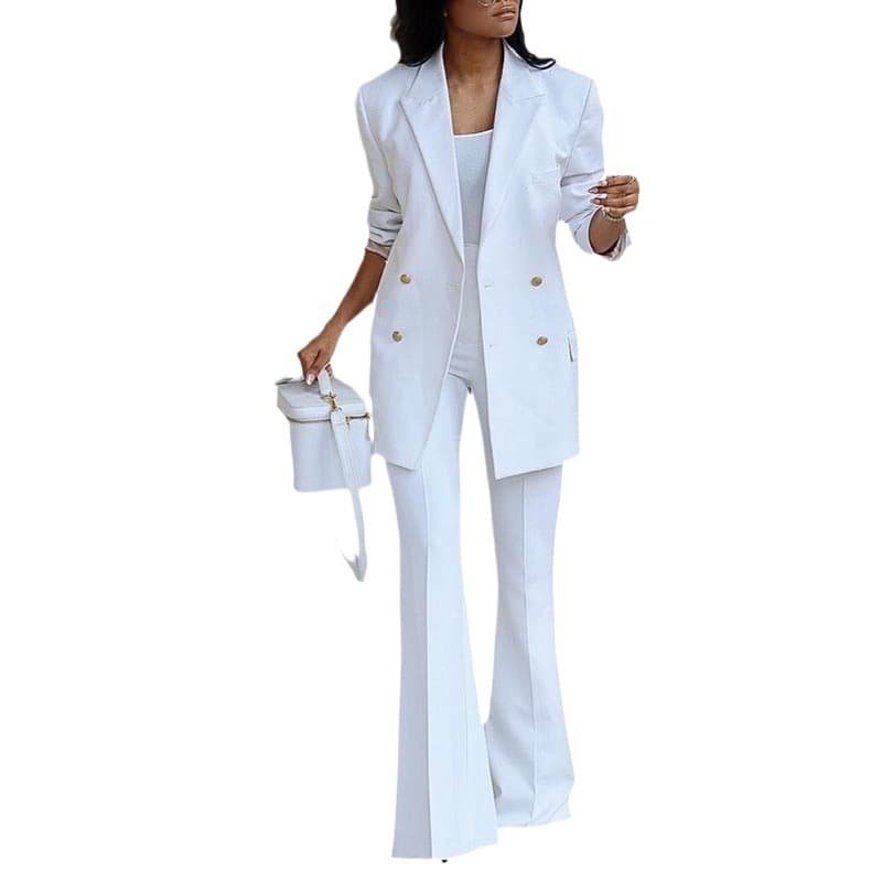 Demi-season solid trousers for leisure, sports suit, set, Amazon, plus size 5