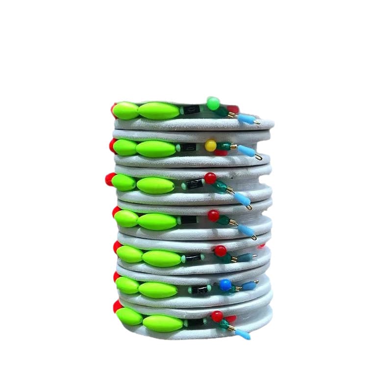 Sub-line clip three-star line set stream fishing line set seven-star float fishing group fish hook tied line composition main line group 5
