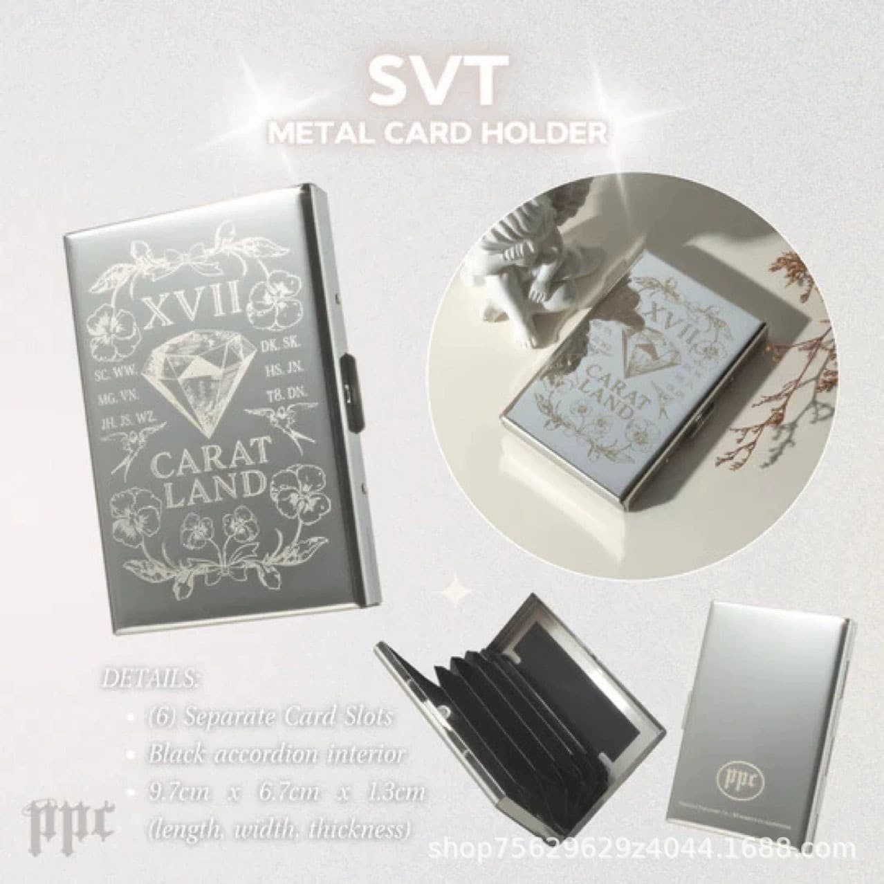 Cross-border new product SVT Metal Cardholder Metal Cardholder Wallet Business Cardholder 2