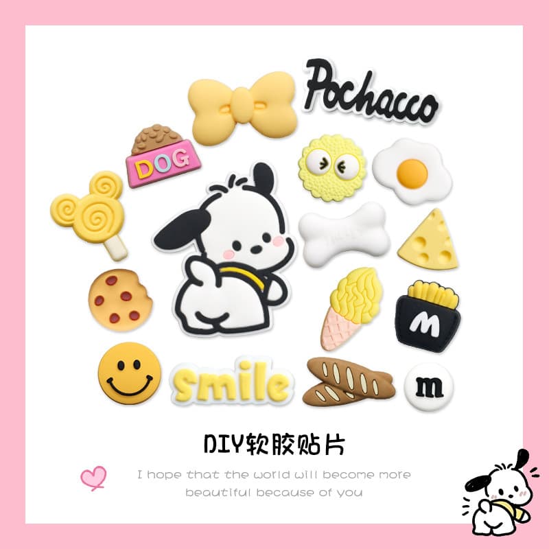 (Wholesale), cute accessories, slippers, laptop, pack, decorative accessory, DIY 5