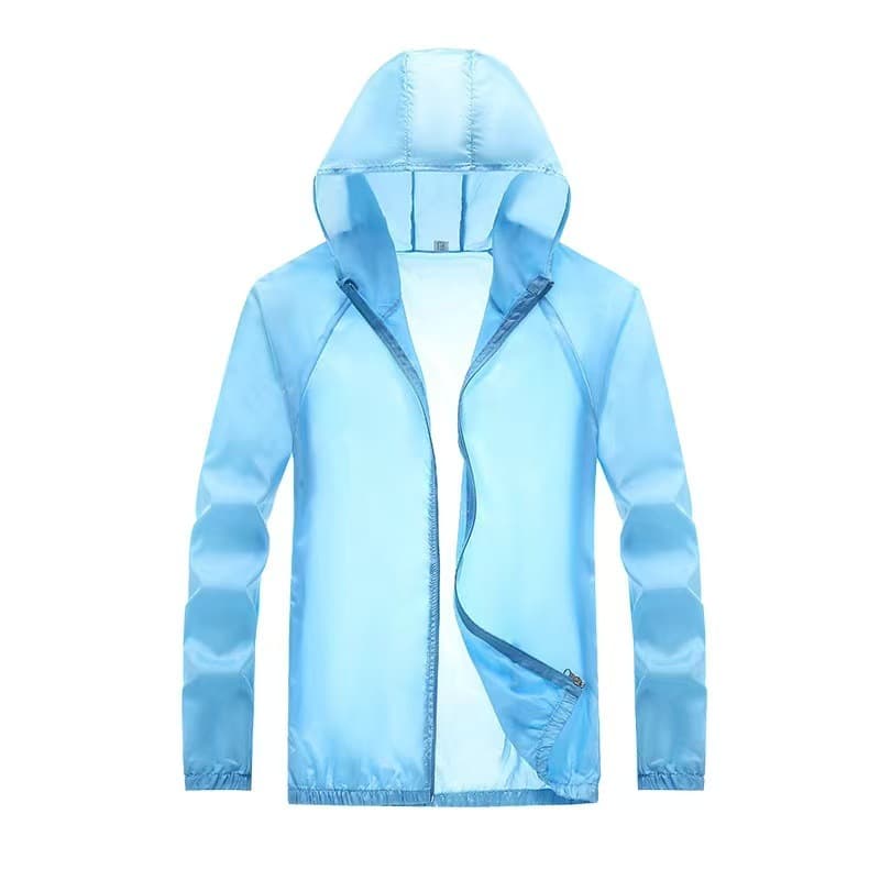 Sun protection clothing, silk hoody, summer travel quick dry jacket, oversize 5