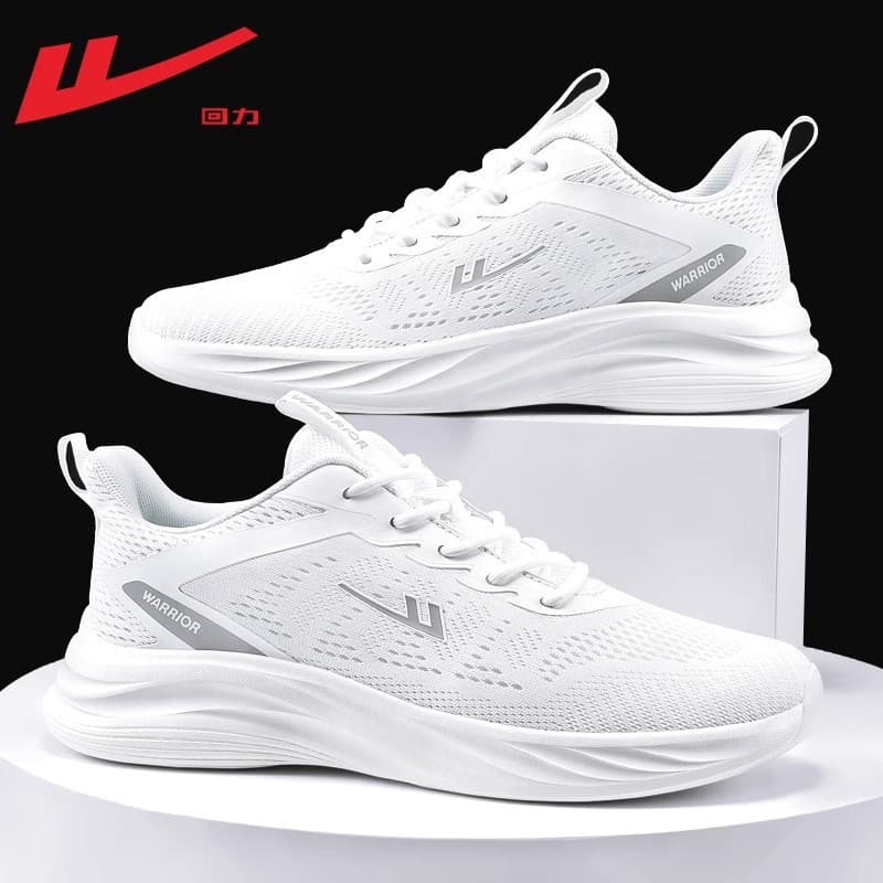 Warrior, lightweight shock-absorbing sports mesh breathable running sneakers, Collection Year 2026, soft sole 2