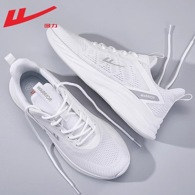 Warrior, lightweight shock-absorbing sports mesh breathable running sneakers, Collection Year 2026, soft sole 3