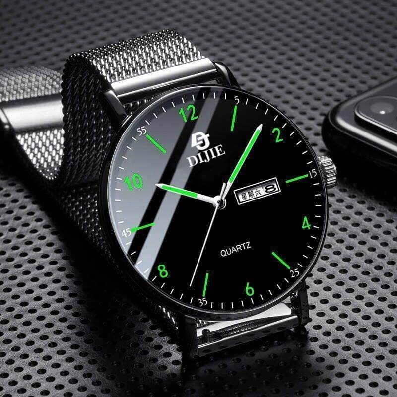 Trend quartz watches, fashionable calendar, men's watch, Korean style 2