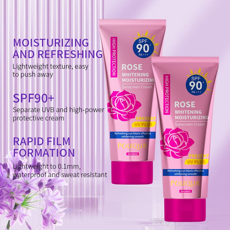 POUQUR (Cross-border trading), sun protection cream contains rose, multifunctional revitalizing BB cream, foundation, concealer 2