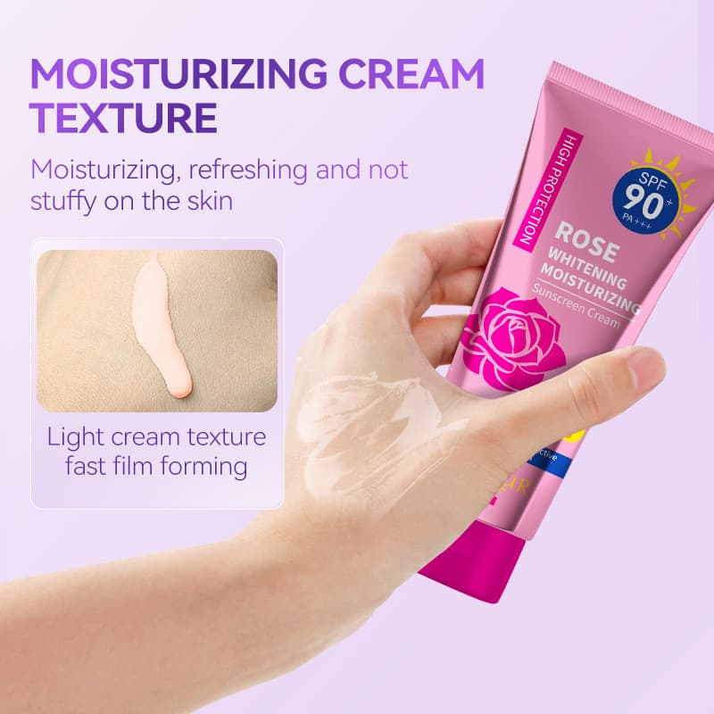POUQUR (Cross-border trading), sun protection cream contains rose, multifunctional revitalizing BB cream, foundation, concealer 5