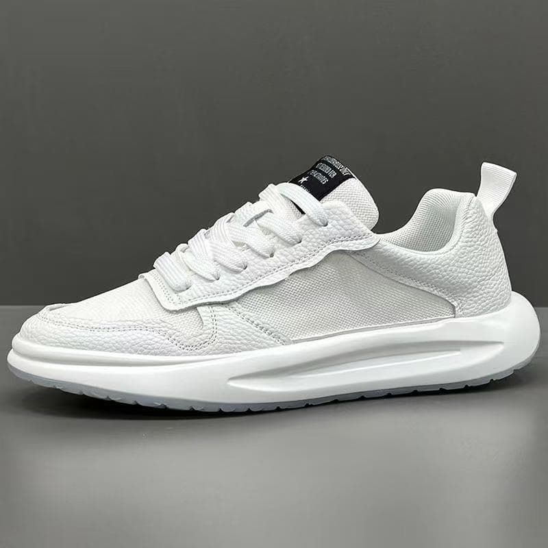 Summer breathable low sports universal white shoes for leisure, soft sole 3