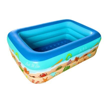 Inflatable beach swimming pool for adults play in water, increased thickness 5