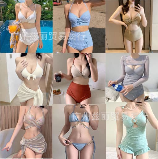 (Cross-border trading), sexy swimwear, split set, European style 3