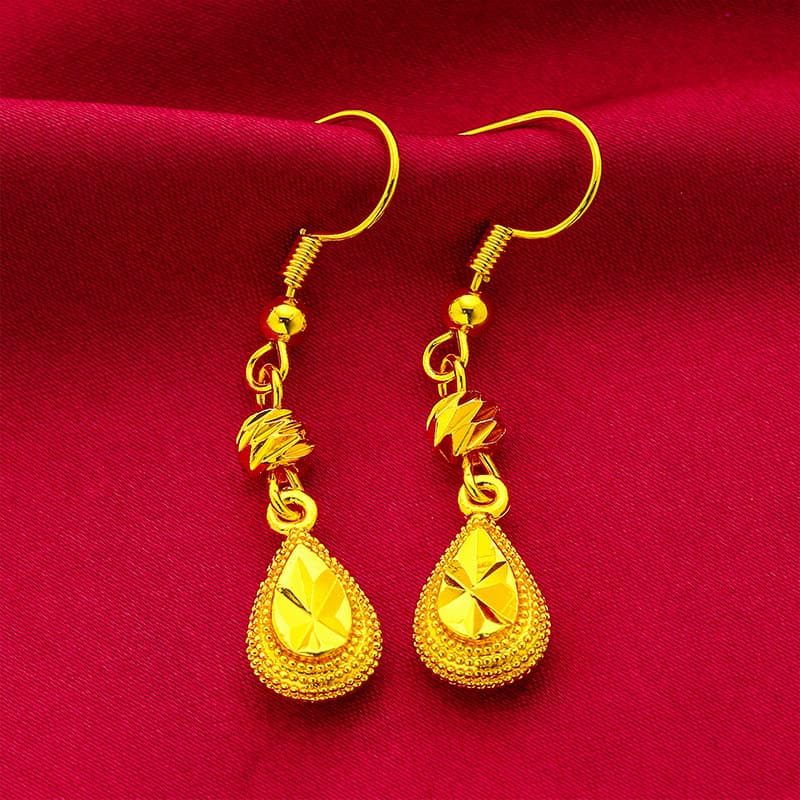 (Wholesale), (Cross-border trading), fashionable earrings with tassels drop-shaped, accessory 2
