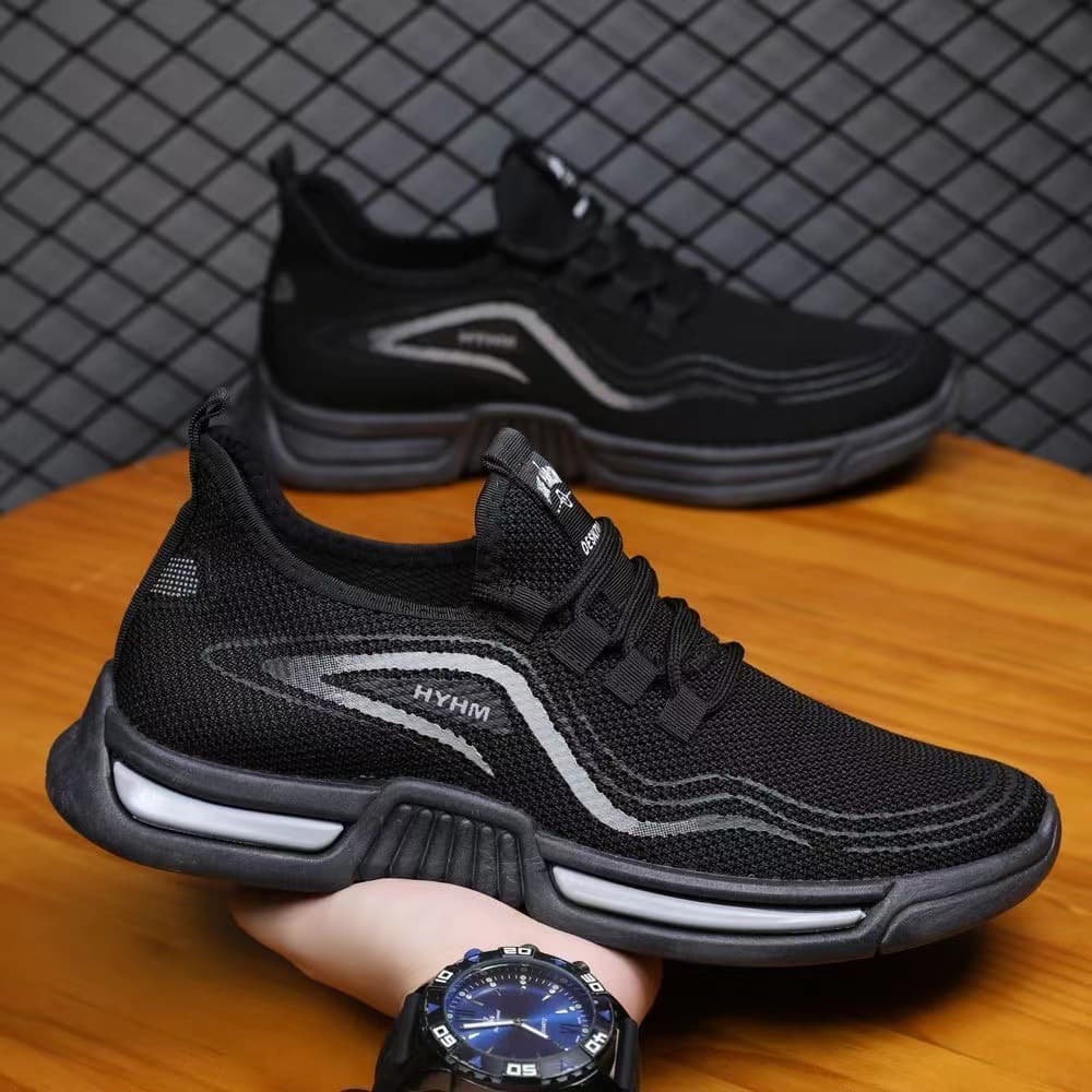 (Cross-border trading), (Wholesale), summer fashionable sports non-slip breathable running sneakers for leisure, comfortable white sneakers, made with flyknit technology 2