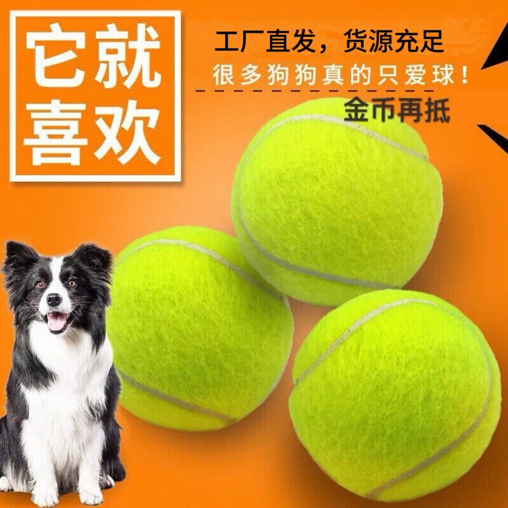 Toy, tennis rubber elastic mesh for training, can bite, pet