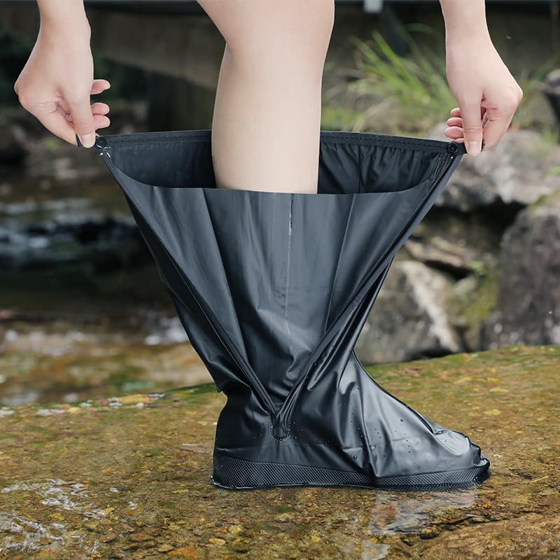 Waterproof non-slip shoe covers for men and women, socks, wear-resistant high boots, increased thickness