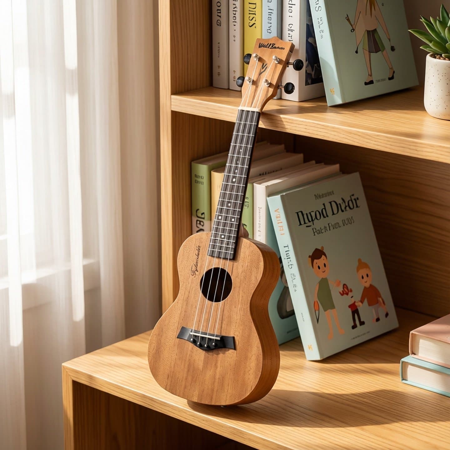 (Wholesale), ukulele with a score for beginners for students for adults, universal guitar, musical instruments, 23 inch, 26 inch 4