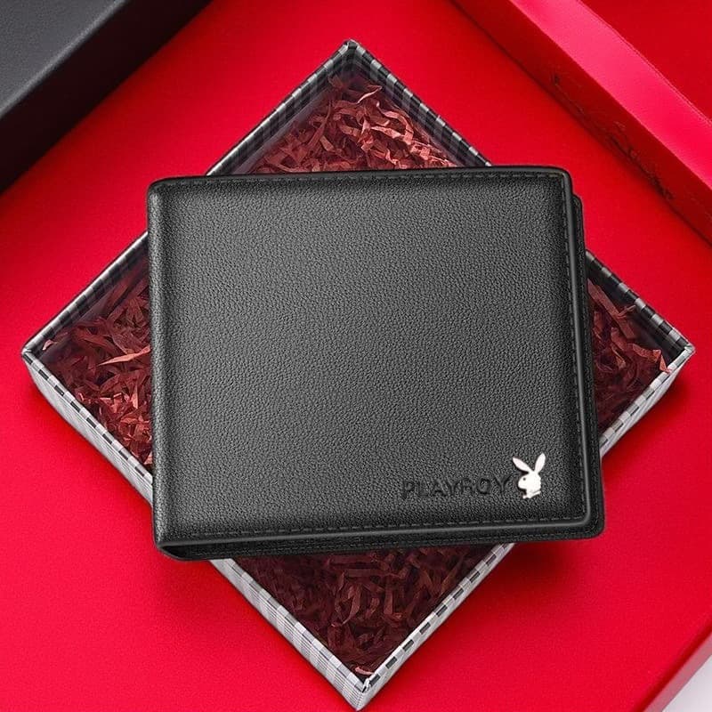 Playboy Men's Short Thin Wallet for Students 3