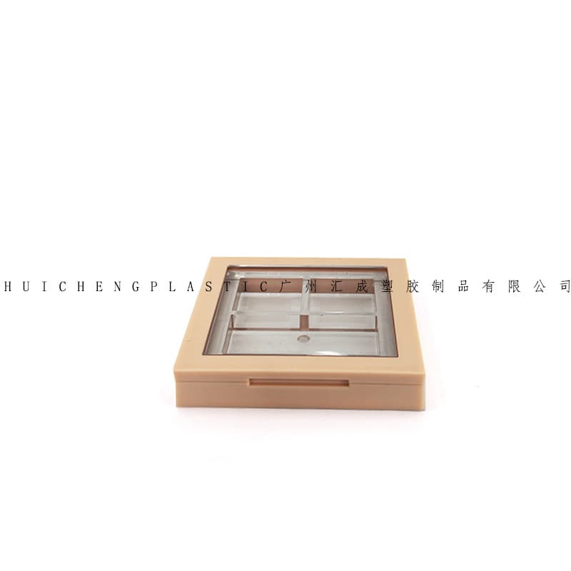 Square transparent eye shadow, face blush, contouring palette, 6g, three colors 5