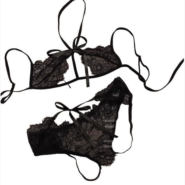 Sexy swimwear, set, lace push up bra, underwear 5