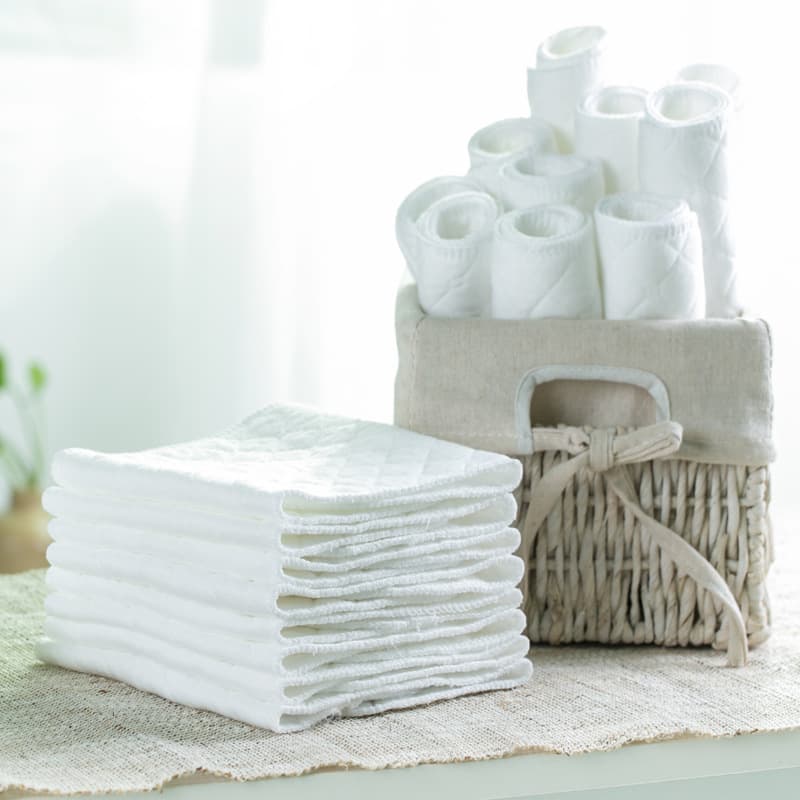 (Cross-border trading), white quilted children's diaper for new born for baby, washable 3