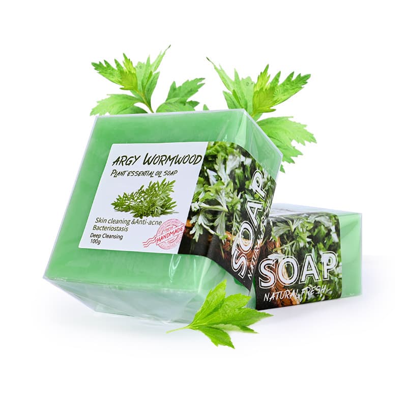 (Cross-border trading), pack with bitter wormwood, oil, aloe vera gel, handmade soap, cleansing milk, makeup remover, English 3