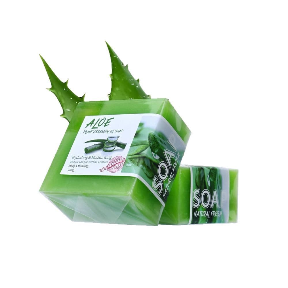 (Cross-border trading), pack with bitter wormwood, oil, aloe vera gel, handmade soap, cleansing milk, makeup remover, English 5