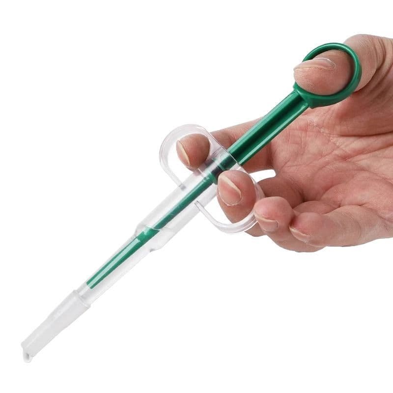 Pet feeding device cat feeds pills syringe dog pressing integrated medicine stick liquid capsule feeding 5