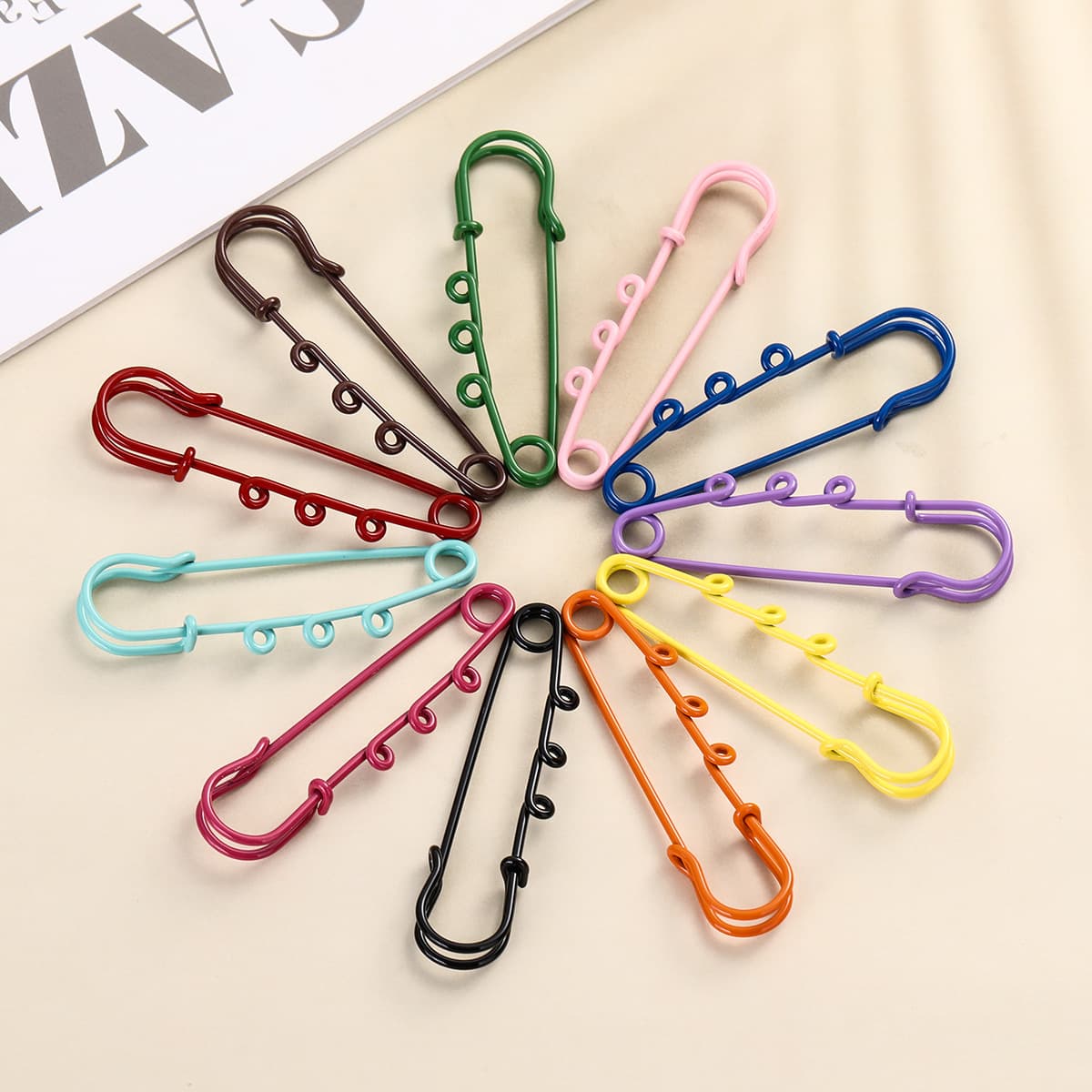 Pin, accessory, accessories, brace, brooch, safe protective underware, DIY 2