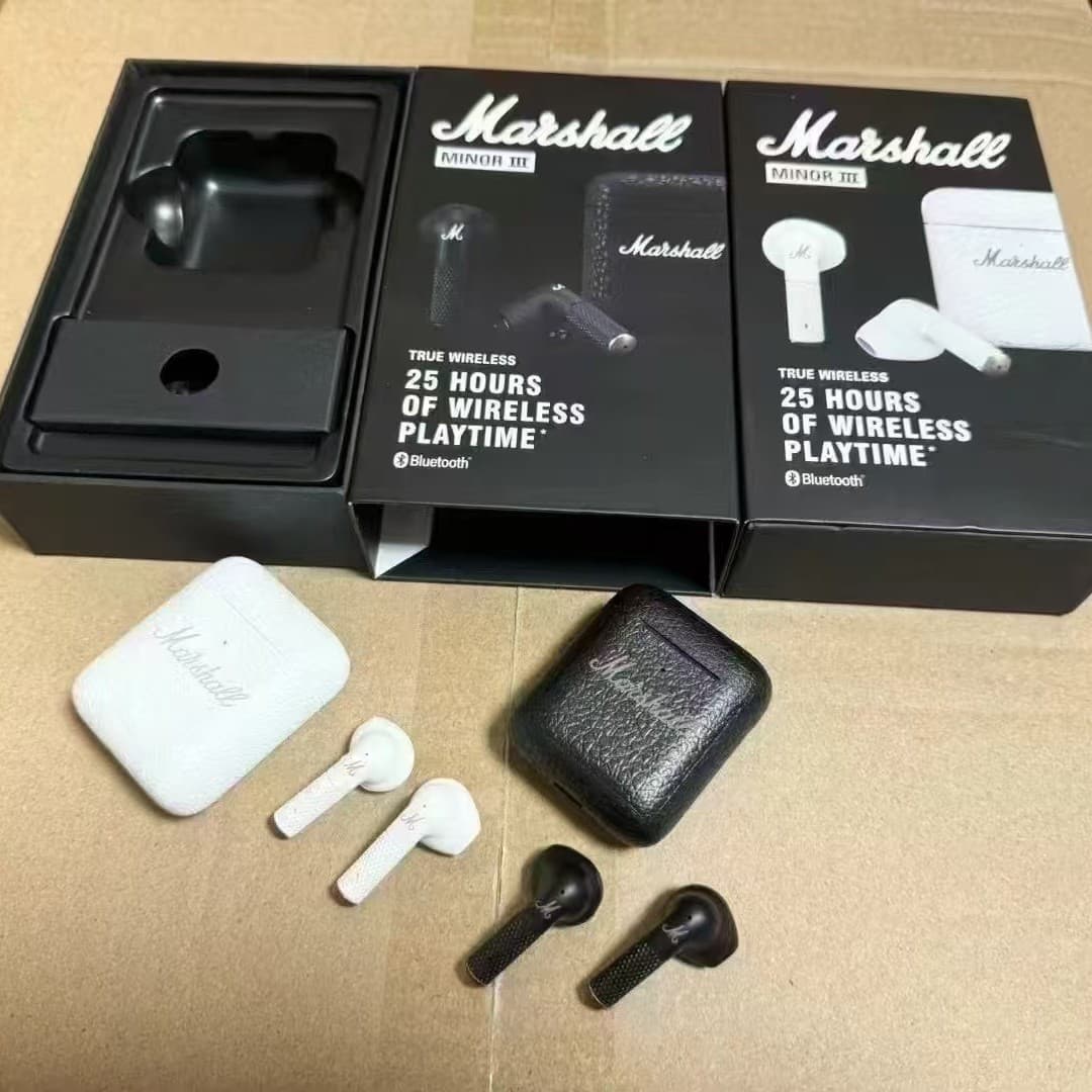 Cross-border MarshallMinorIITrueWireless In-Ear Headphones Black 3