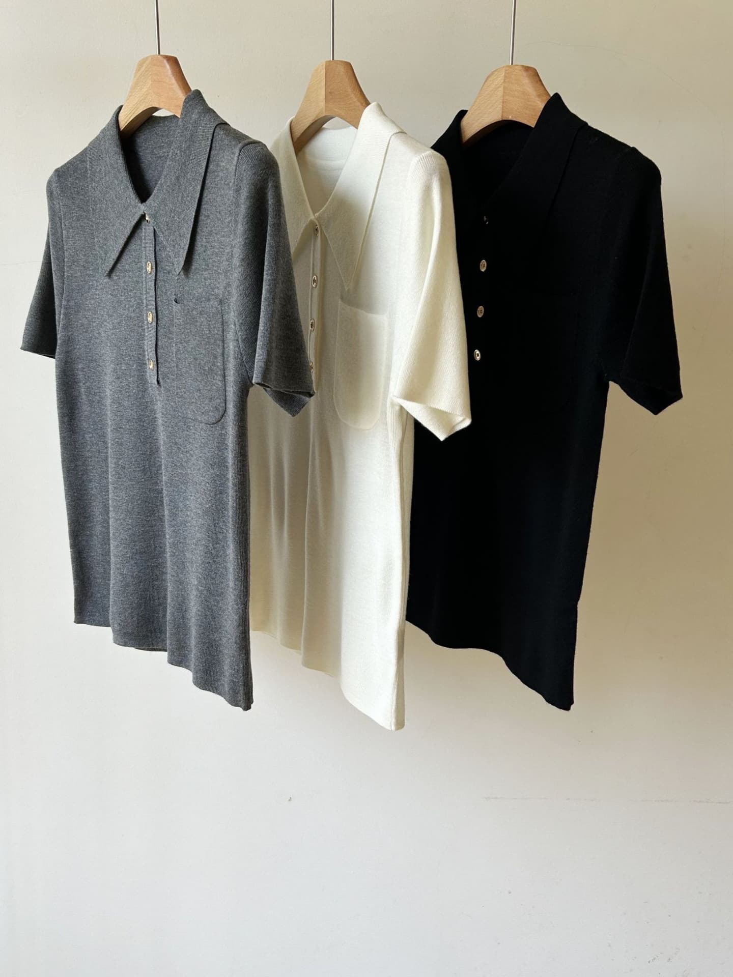 Golden knitted woolen base body-friendly pin, comfortable sweater 4