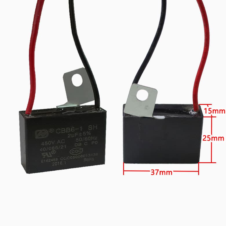 Universal fan ceiling fan accessories electric fan capacitor repair small electric fan ceiling fan household exhaust fan 2uf capacitor 2