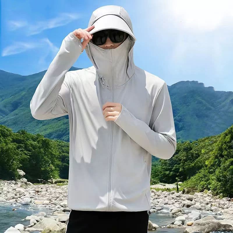 Ultra light sun protection clothing, summer breathable travel quick dry universal jacket, UV protection 3