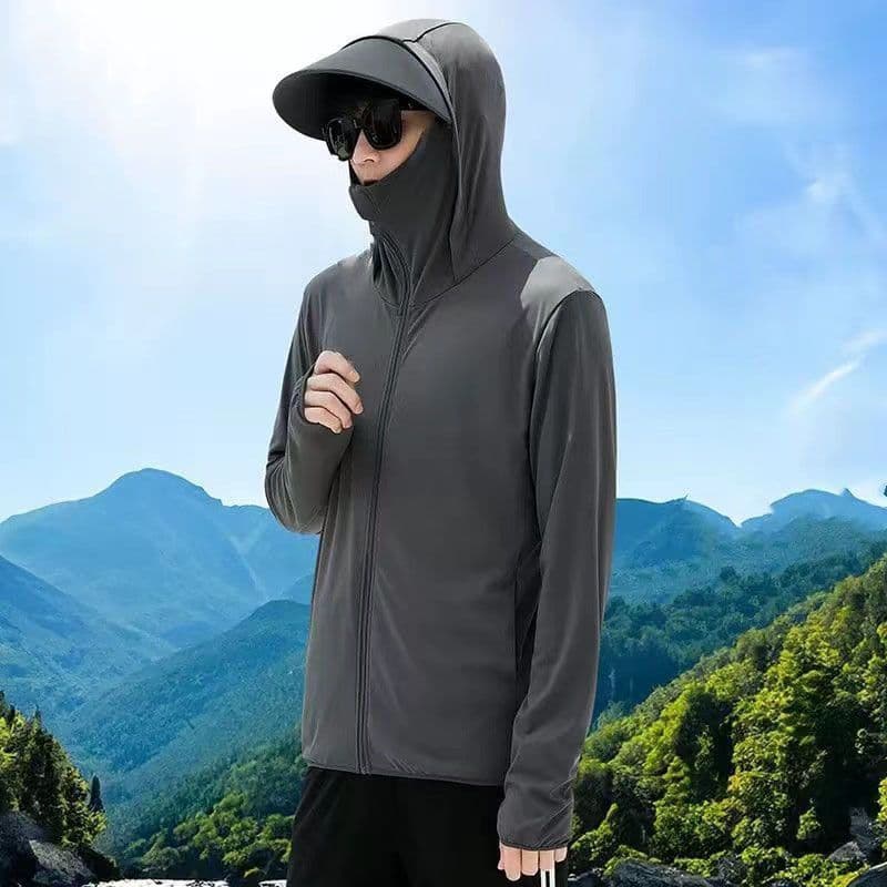 Ultra light sun protection clothing, summer breathable travel quick dry universal jacket, UV protection 4
