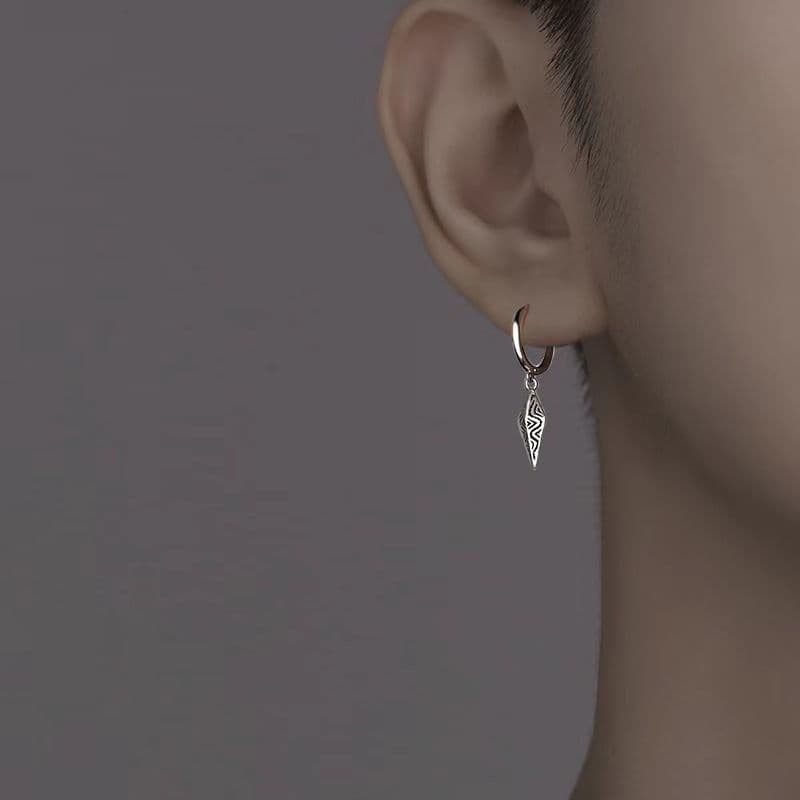 Retro earrings hip-hop style, American style 2