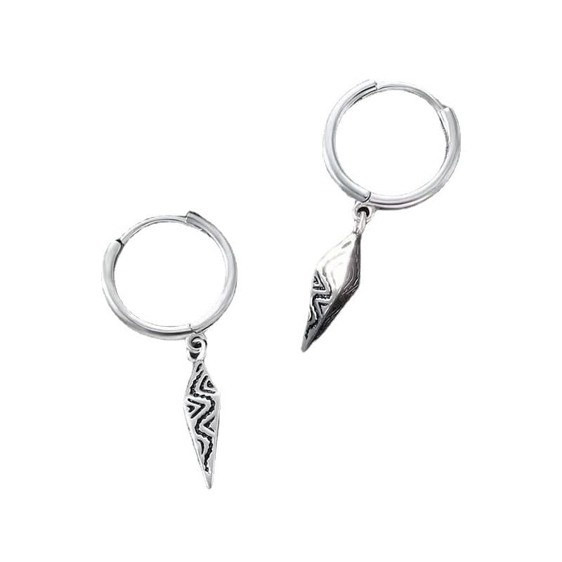 Retro earrings hip-hop style, American style 5