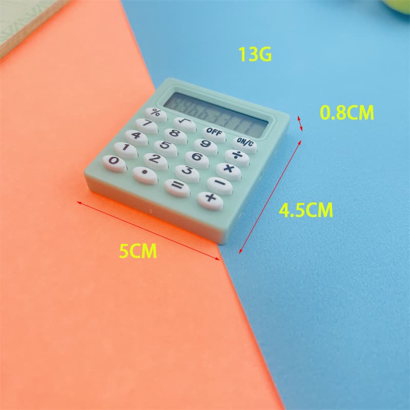 Small Sifang Calculator Macaron Color Student Stationery Arithmetic Pocket Mini 8-bit Mute Exam Small Calculator 4