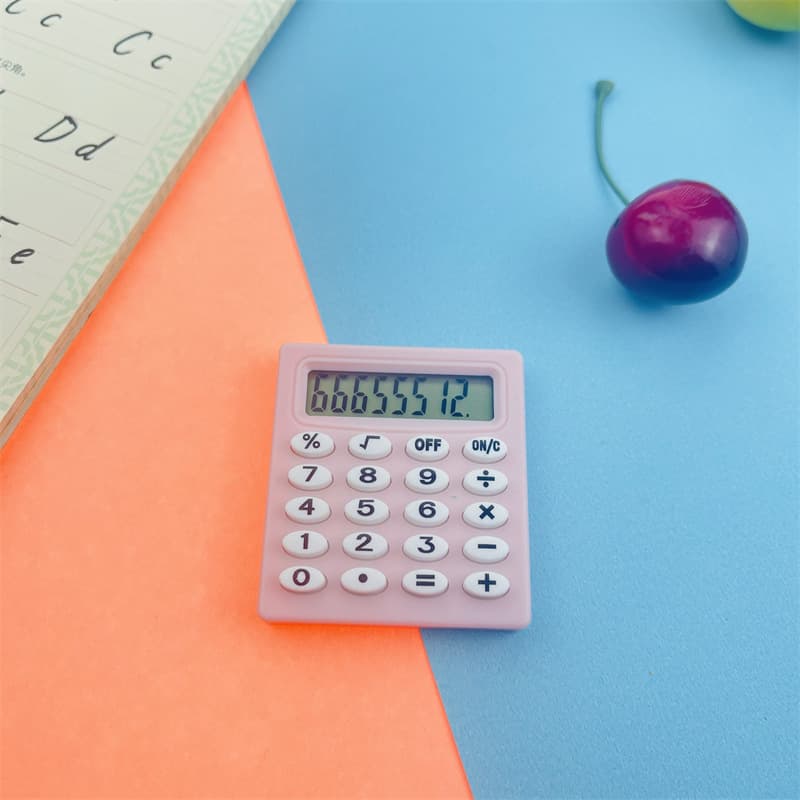 Small Sifang Calculator Macaron Color Student Stationery Arithmetic Pocket Mini 8-bit Mute Exam Small Calculator 6