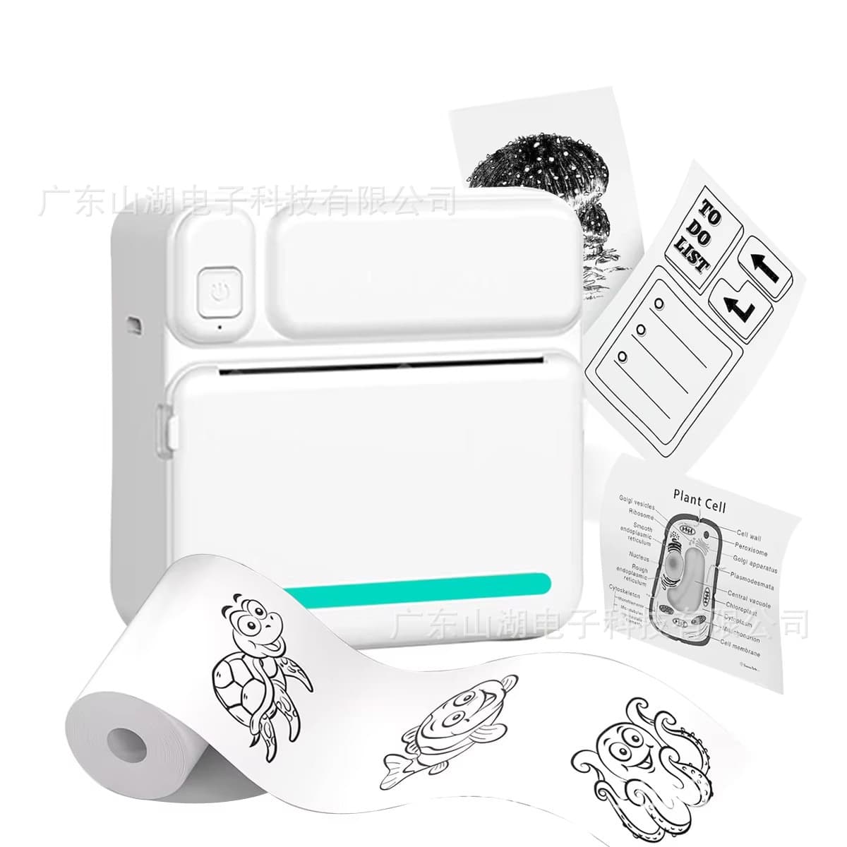 Mini Printer Cross-border Mini Tag Portable Printer Pocket Wrong Question Photo Document Text Print 5