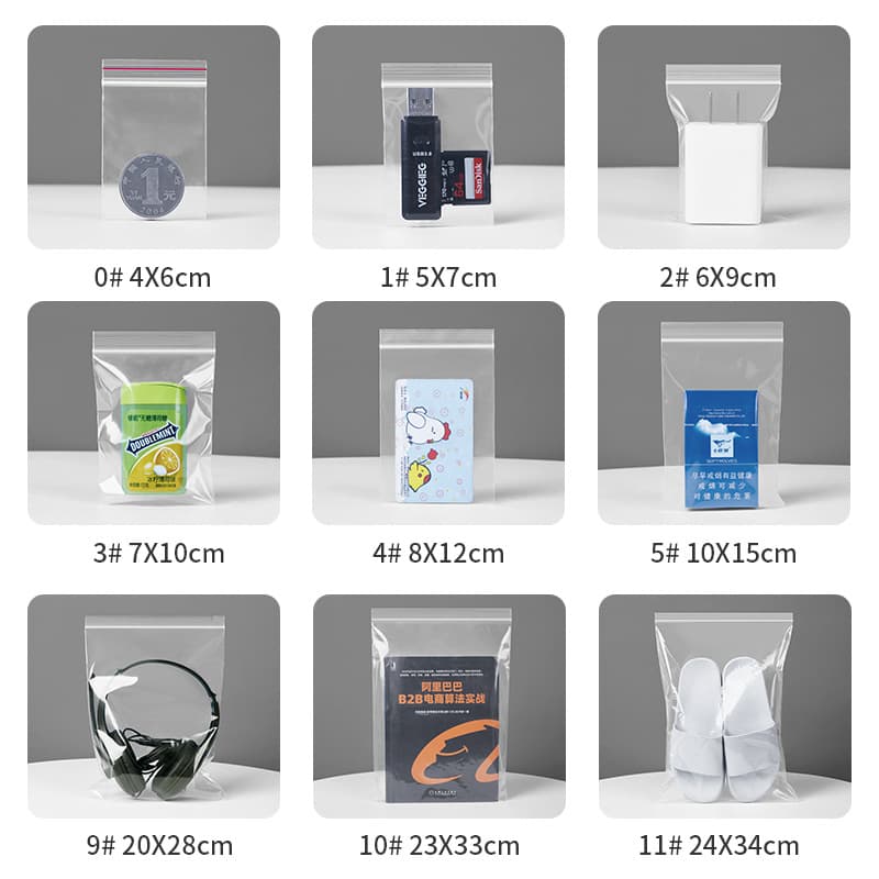 Plastic Ziploc bag Jewelry,Daily necessities packaging bag 3