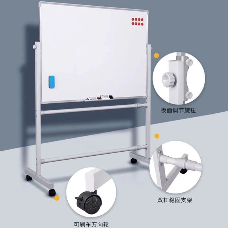 Movable magnetic blackboard whiteboard stand-up conference room office big whiteboard home writing board student big green board 4