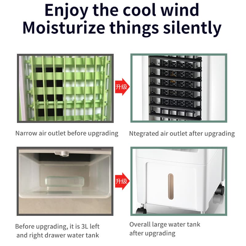 Air conditioning fan, air cooler, household water cooling fan, single cooling Air cooler, cross-border cooling fan 2