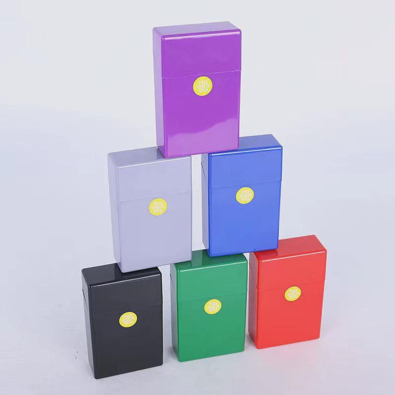 Automatic bullet covering cigarette box 20 stored hard and hard general flip plastic cigarette protective shell protection shell moisture -proof anti -pressure cigarettes 4