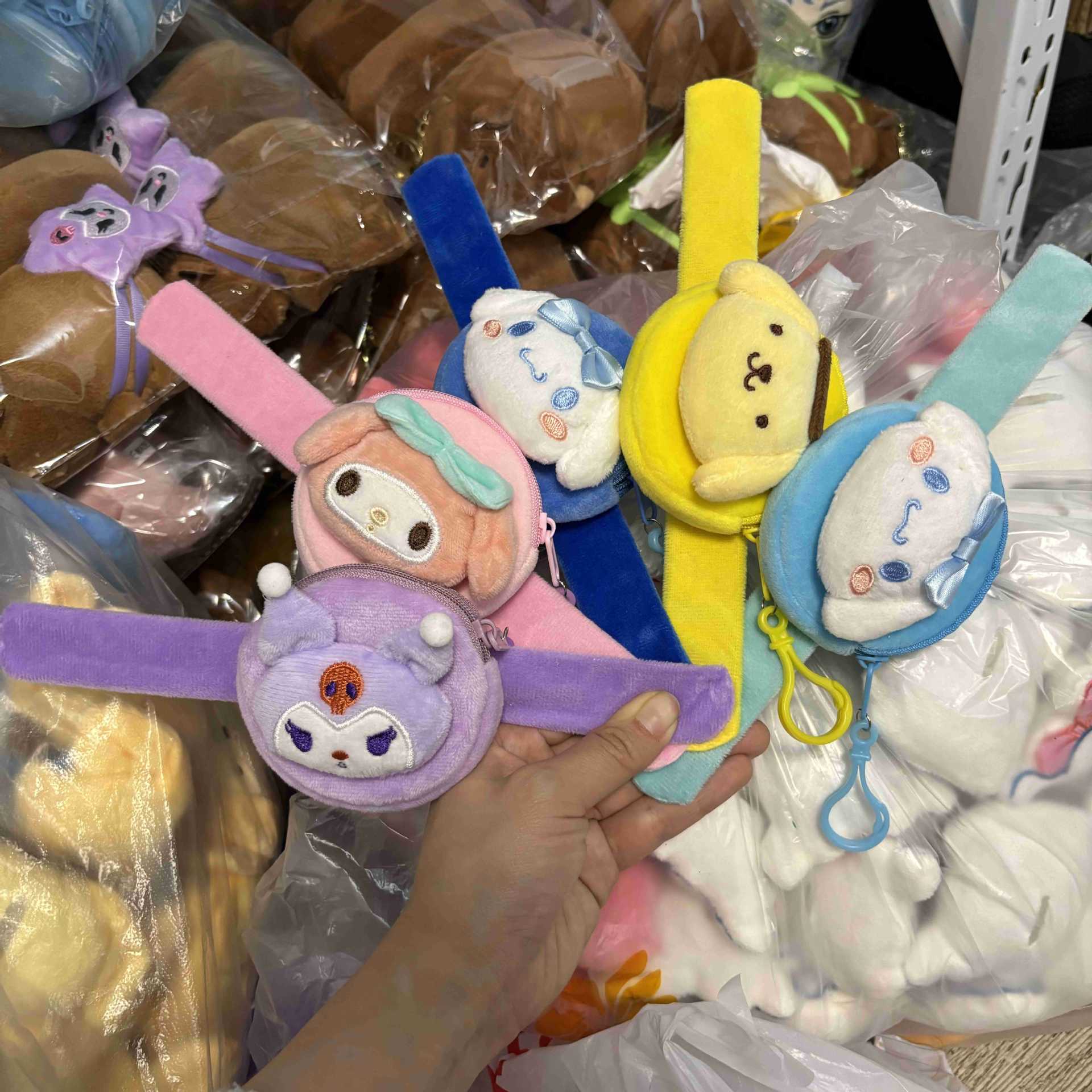 (Cross-border trading), creative wallet, cute small bracelet, portable headphones, equipment bag, pendant, plush 4