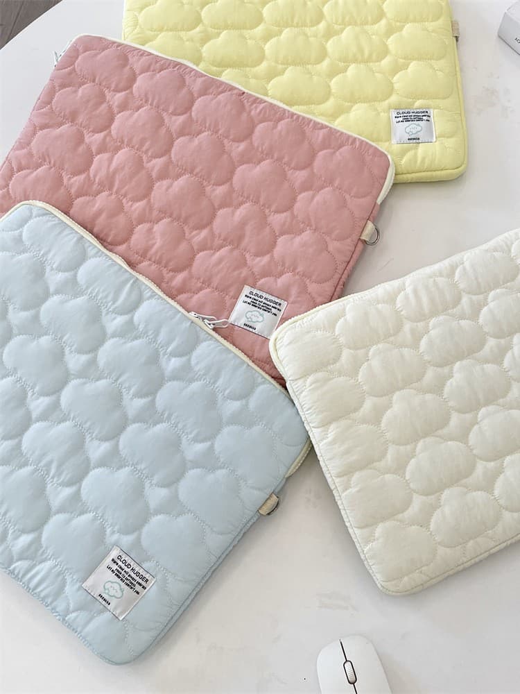 Cute tablet laptop, organizer bag, South Korea, with embroidery, 13/15, 15 inch