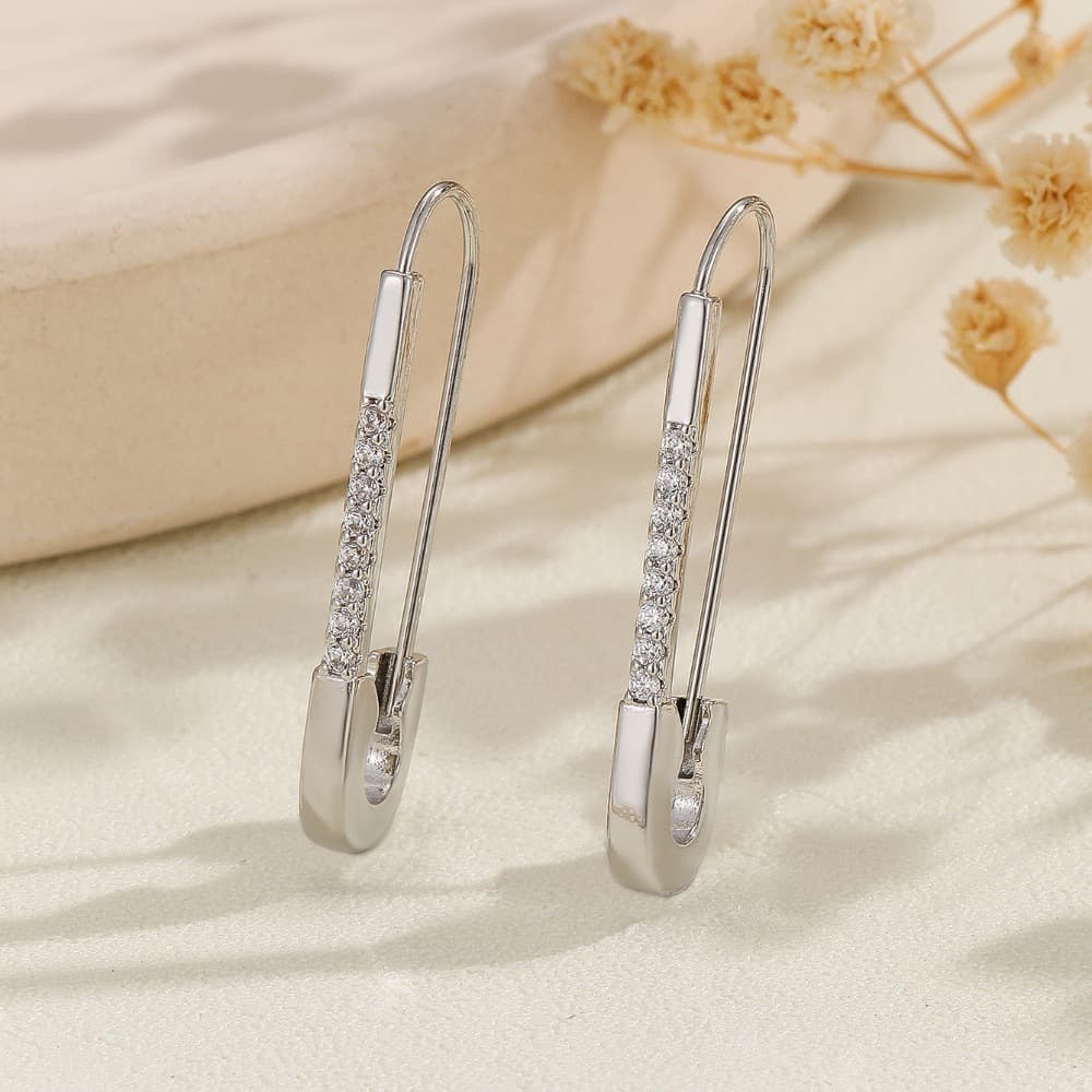 (Cross-border trading), pin, universal earrings, 2025 years, simple and elegant design, style