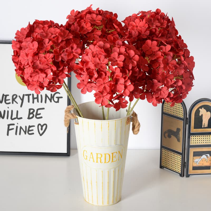 Simulated hydrangea single large hydrangea lollipop hydrangea wedding wedding flower arrangement decorative flower wall artificial flowers fake flowers 4