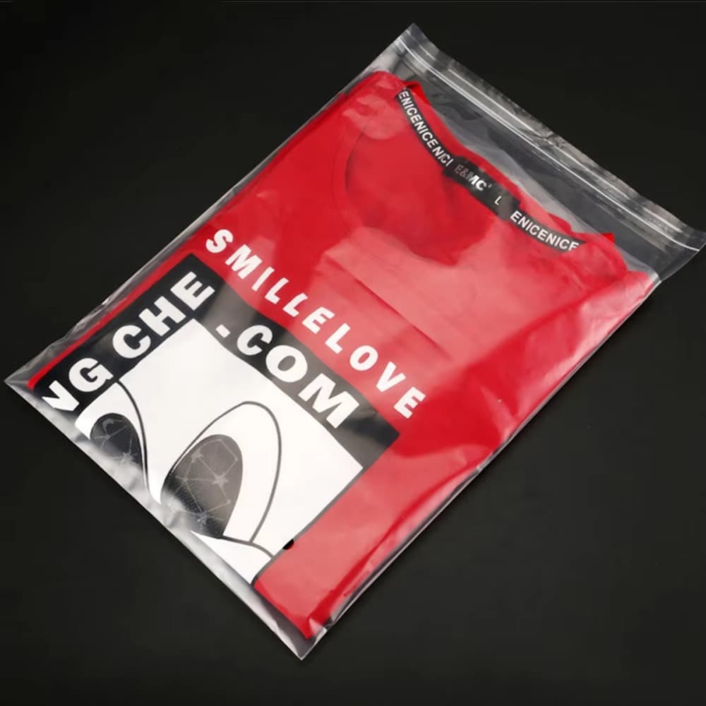 Pe self-adhesive bag transparent thickened clothing packaging bag self-adhesive bag plastic clothes packaging bag self-adhesive clothing bag 3